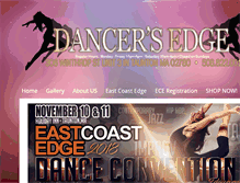 Tablet Screenshot of dancersedge.biz